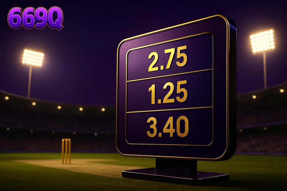 669Q Bangladesh โ a cricket stadium at night with betting odds displayed on a screen 669Q Bangladesh โ a cricket stadium at night with betting odds displayed on a screen